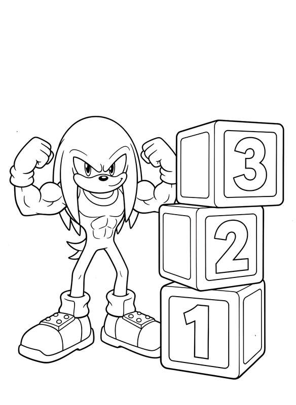 Knuckles' Strength Display