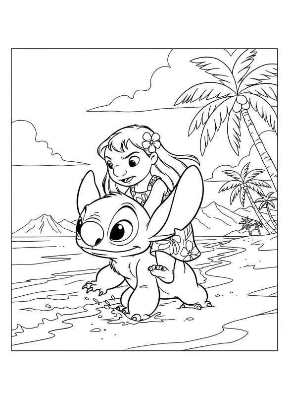 Lilo and Stitch's Beach Journey