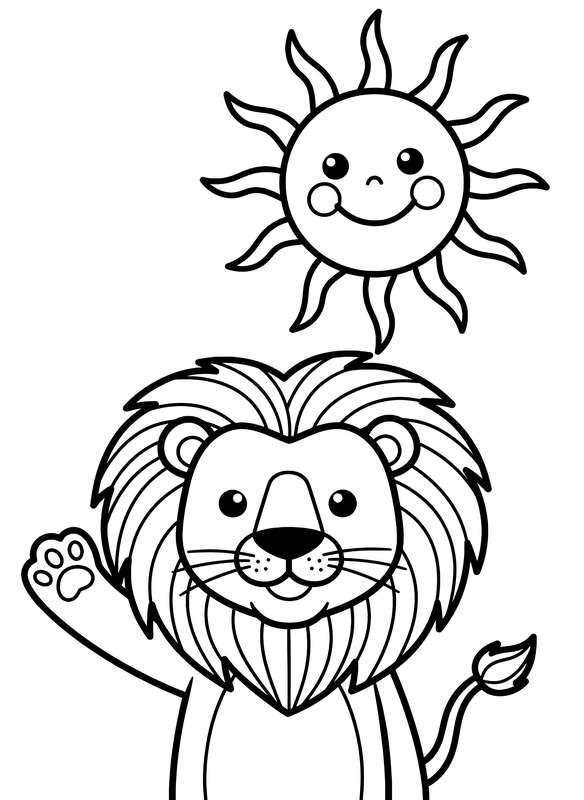 Waving to the Sky's Big Smile