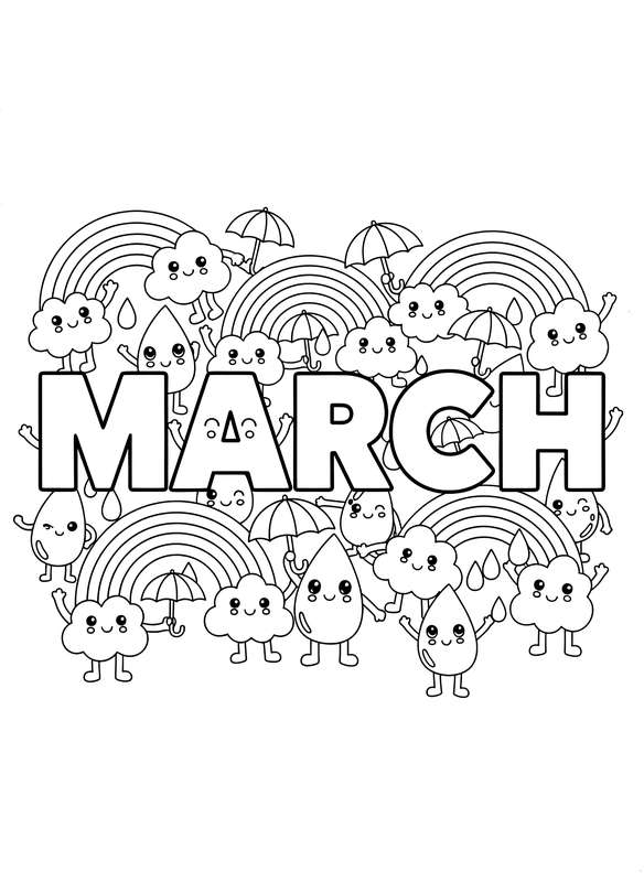 Rainbow Showers for March