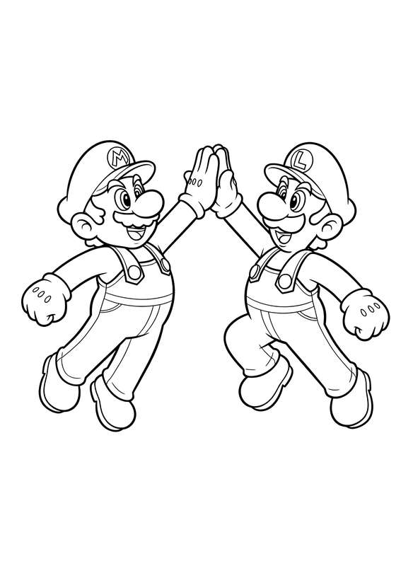 Brothers United: Mario & Luigi High Five