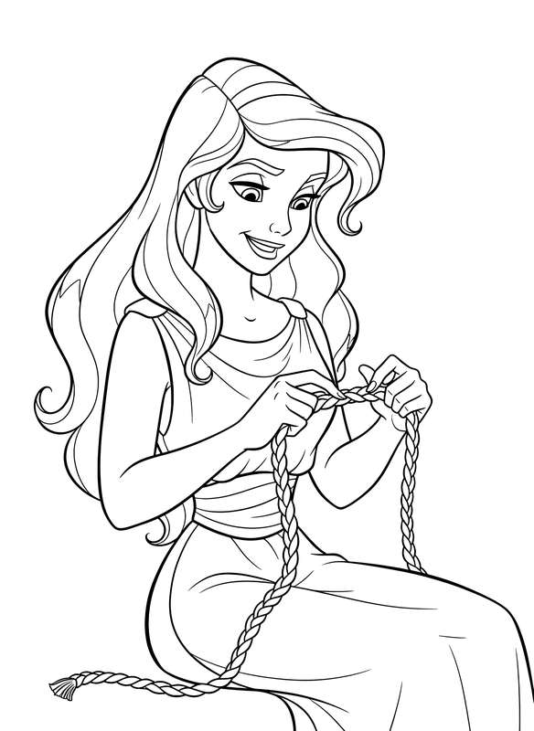 Megara's Charming Friendship Braids