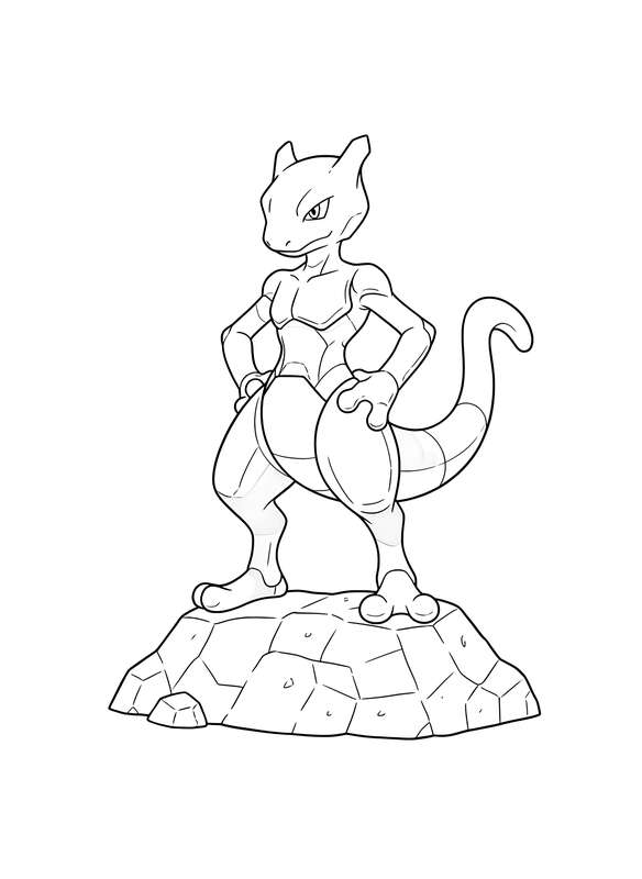 Mewtwo's Stately Pose