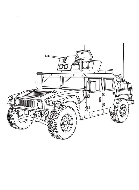 Off-Road Mission: Rugged Military Vehicle
