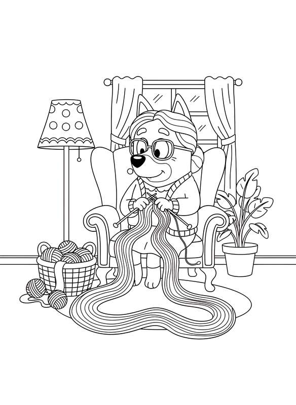 Nana Heeler's Cozy Knitting Project