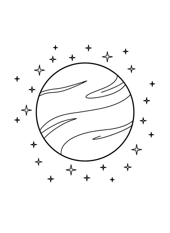 Neptune's Deep Blue Orb