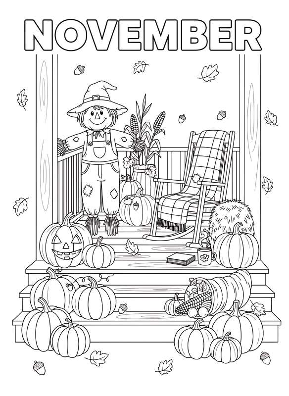 Scarecrow's Porch Welcome