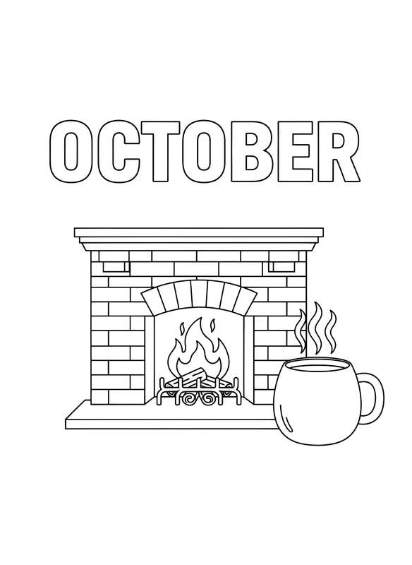 Cozy Fireside October Comfort