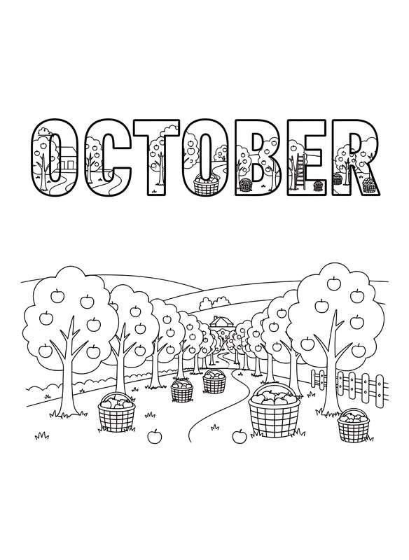 Apple Picking Bliss Under October Skies