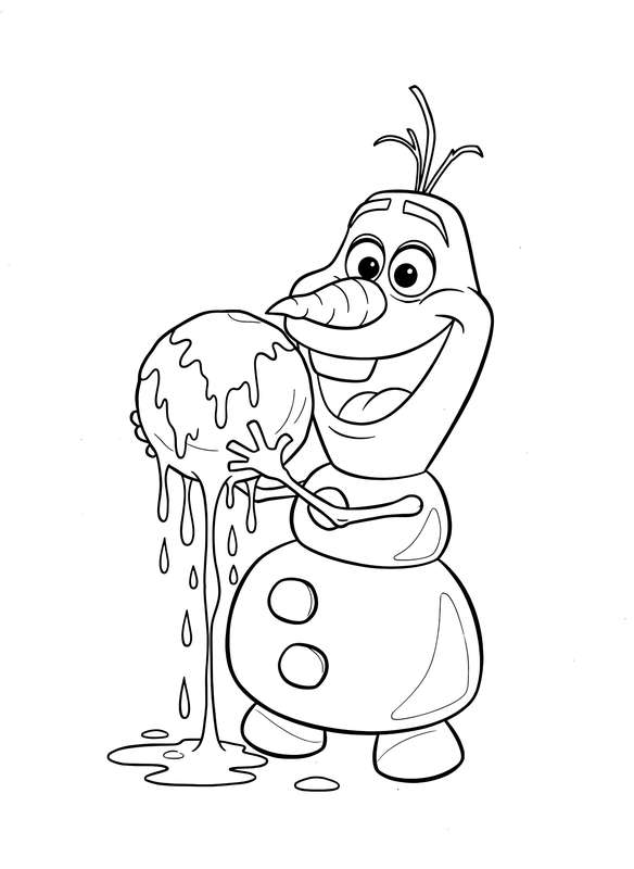 Olaf's Melting Hug