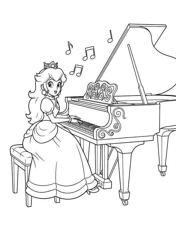Peach’s Royal Piano Serenade