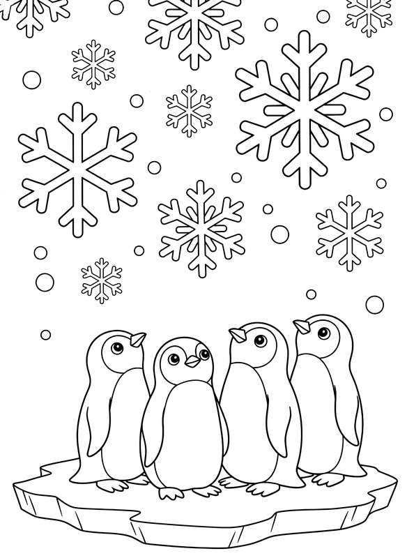 Watching Gentle Winter Snowfall