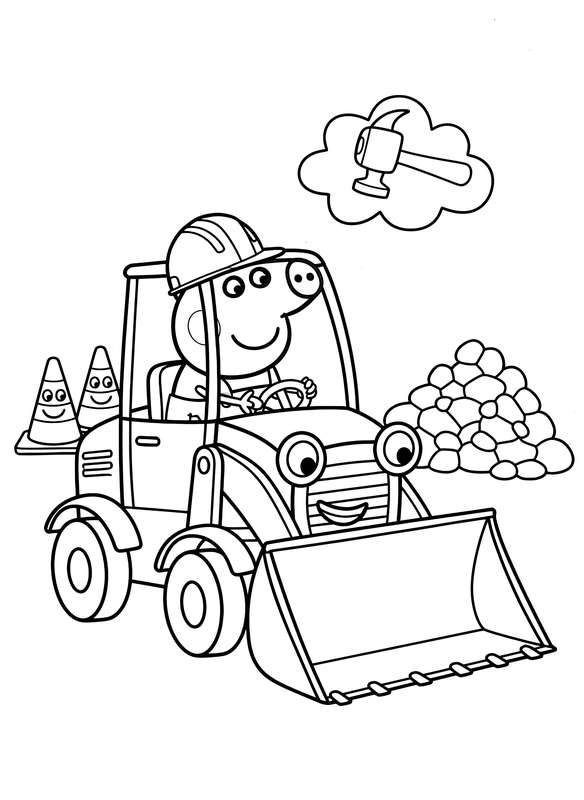 Peppa the Mighty Digger Operator