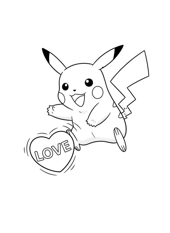 Pikachu's Heartfelt Bounce