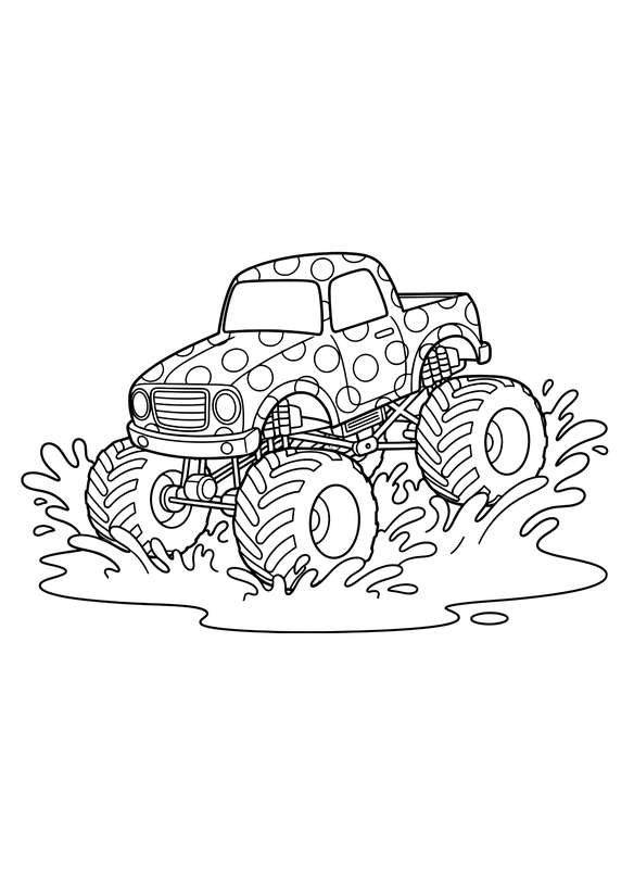 Pink Polka Dot Puddle Splash