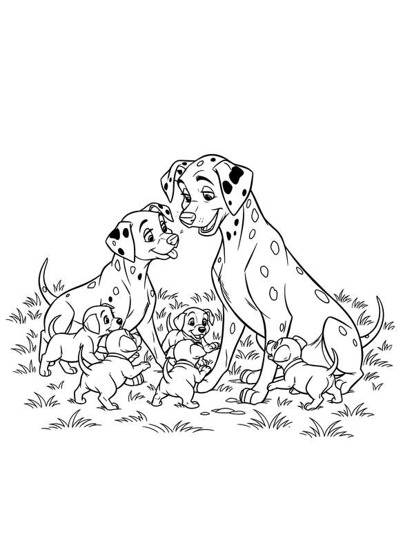 Pongo and Perdita's Pups Pamper