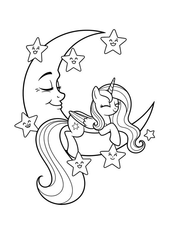 Luna's Peaceful Night Watch