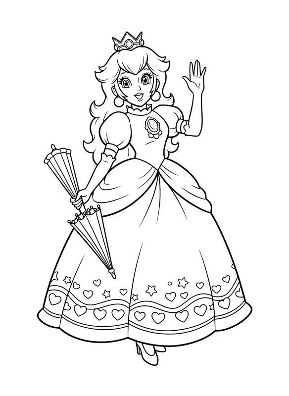 The Radiant Princess Peach Close-Up