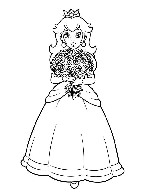 Peach’s Fresh Daisy Bouquet
