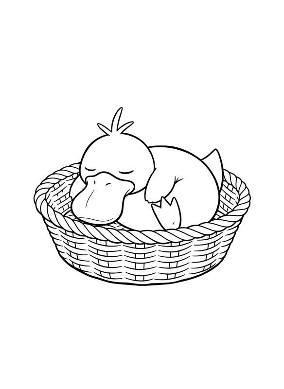 Cozy Nap Time for Psyduck