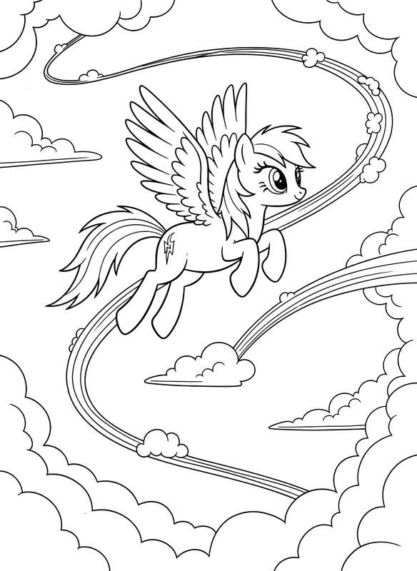 Rainbow Dash's Cloud Race