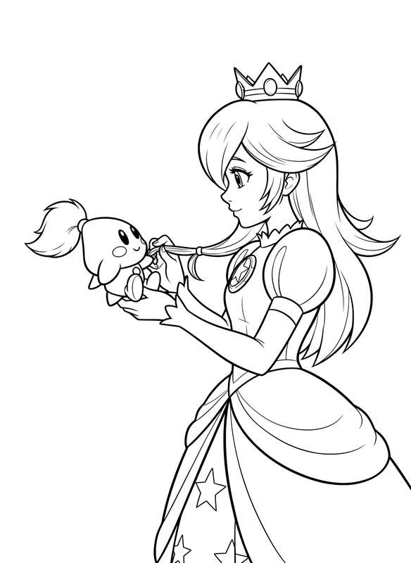 Rosalina Creates Cosmic Hairstyles