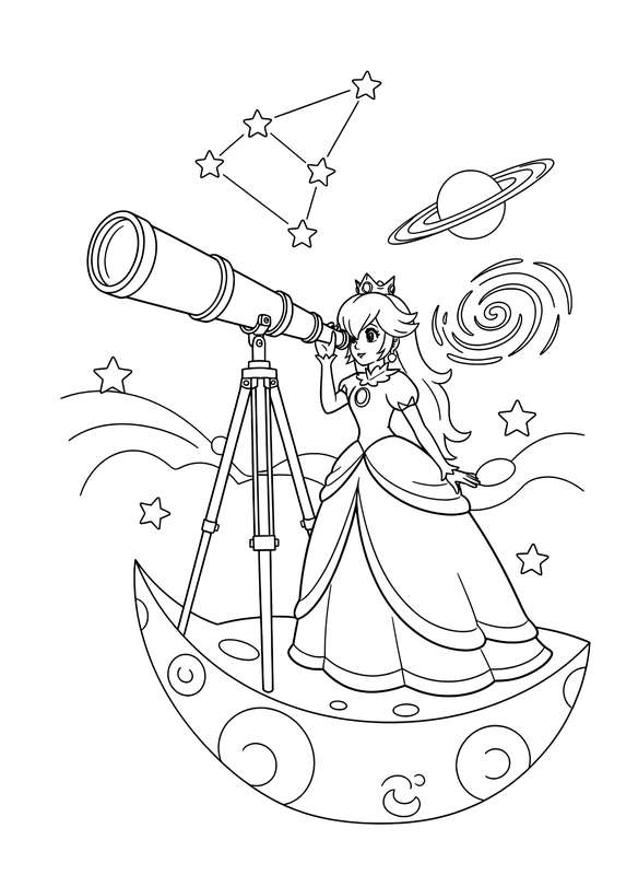 Rosalina’s Quiet Stargazing Moment