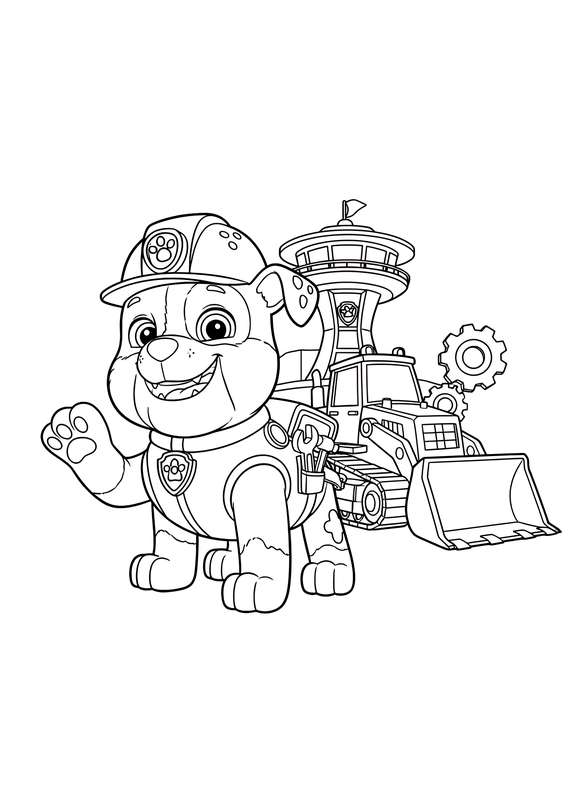 Rubble's Big Happy Smile