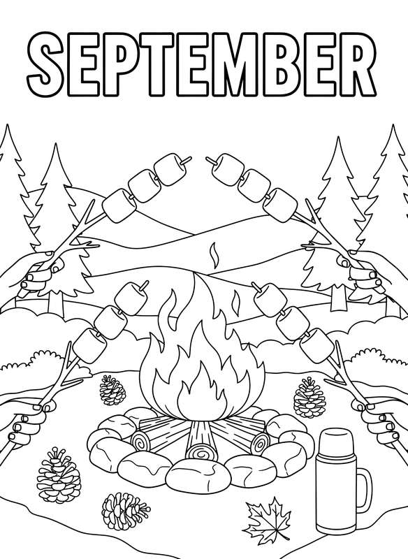 Cozy Campfire S'mores Night