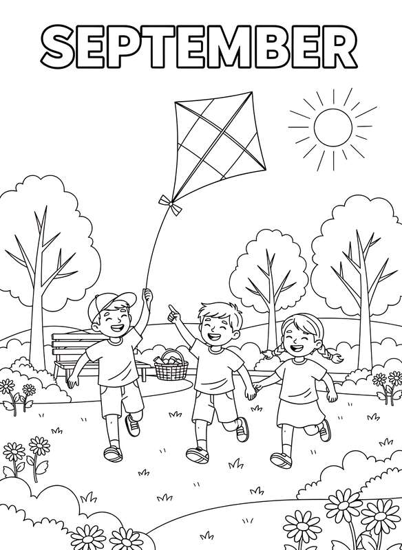 Kite Flight Fun in September Skies