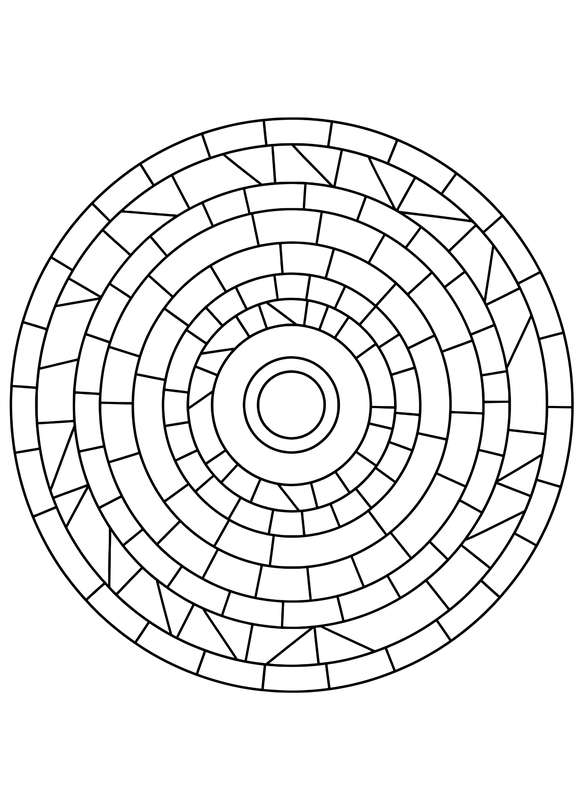 Vibrant Rainbow Target