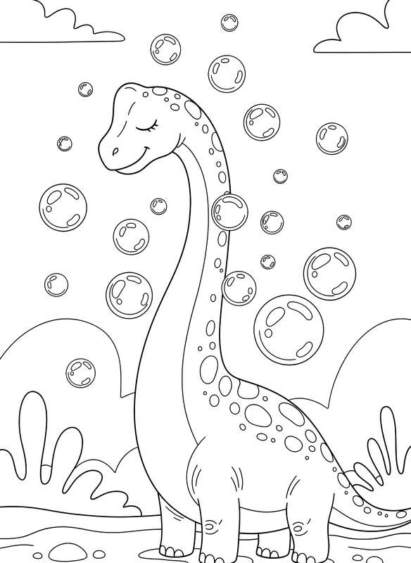 Bubbles by a Long Neck