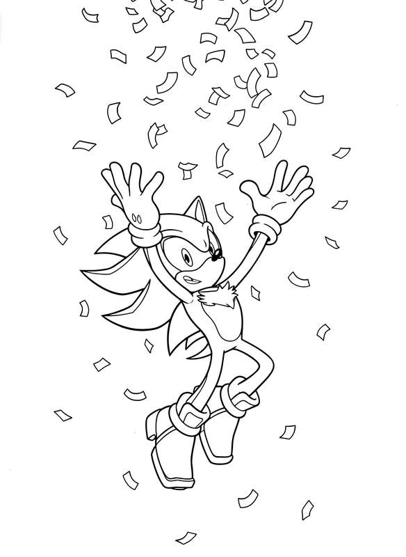Shadow's Confetti Chase