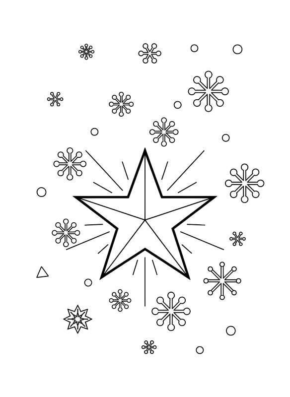 Twinkling Night Snowfall