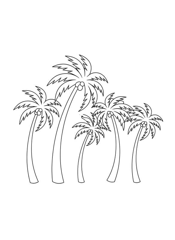 Palm Trees in the Breeze