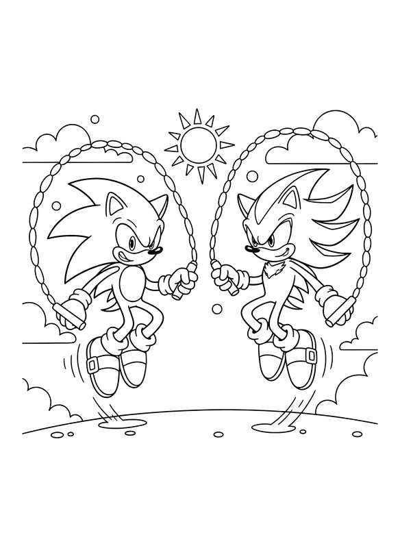 Rivals Unite for Jump Rope Fun