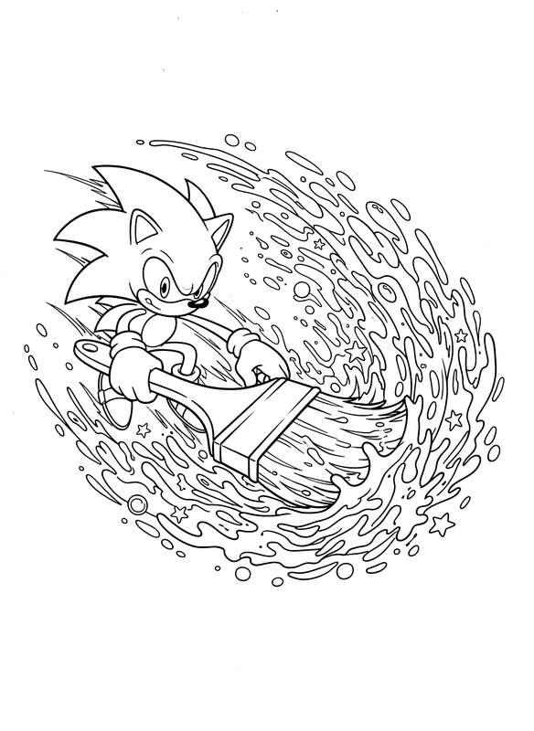 Sonic's Burst of Color