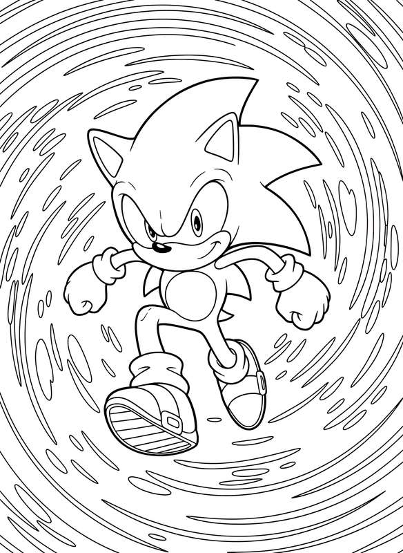 35 Free Sonic Coloring Pages