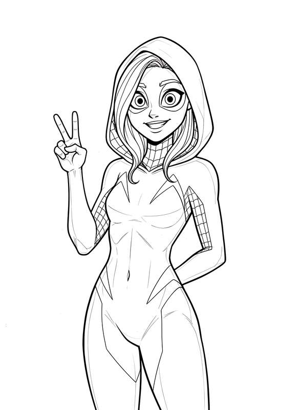 Spider-Gwen's Friendly Vibe