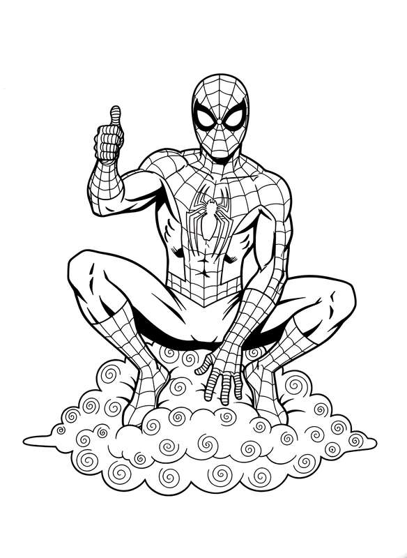 Thumbs Up Above the Clouds