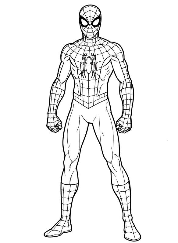 Iconic Web Pattern Outline