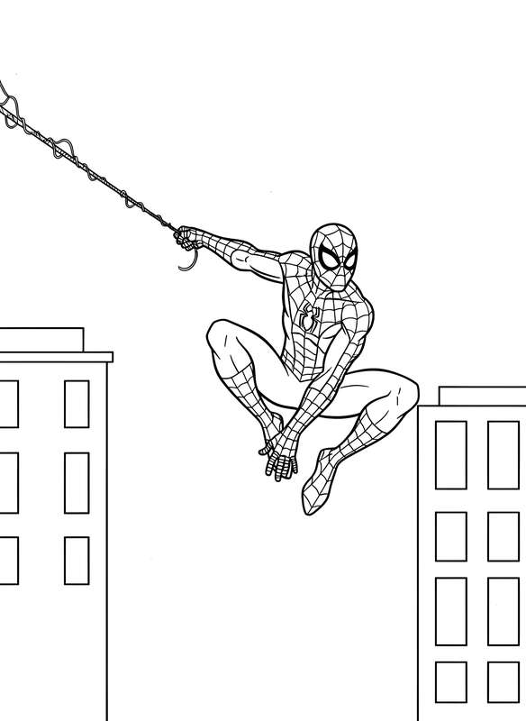 24 Free Spider-Man Coloring Pages