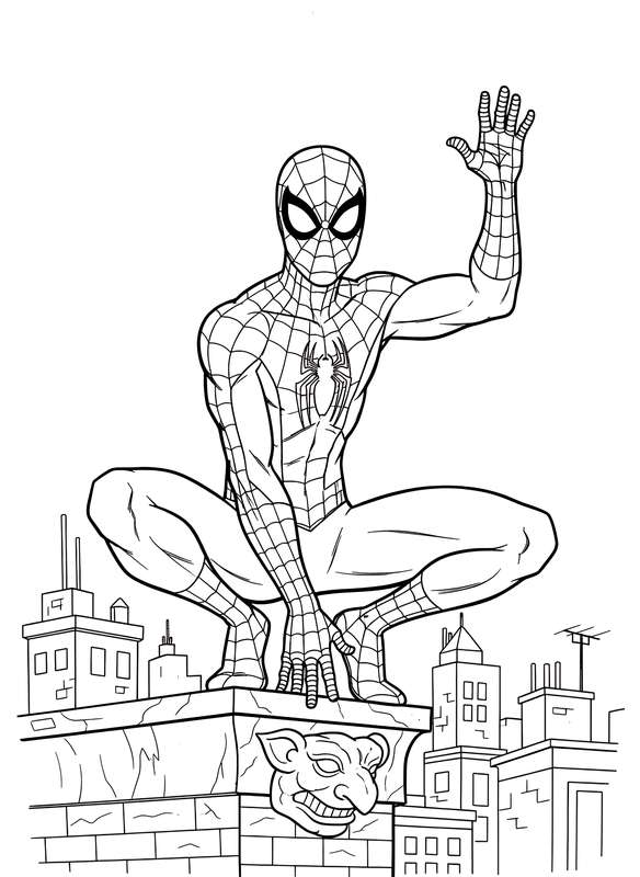 Rooftop Greeting from Spidey