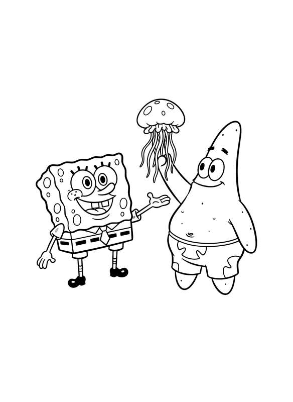 10 Free SpongeBob SquarePants Coloring Pages