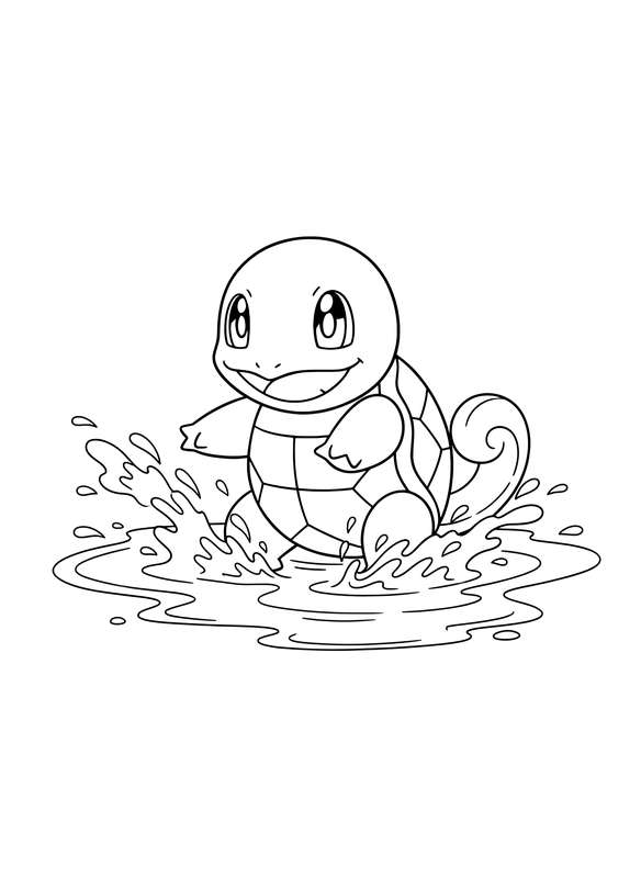 Squirtle's Puddle Splash