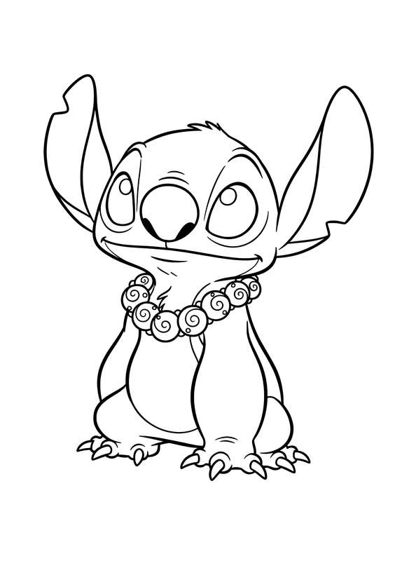 Stitch’s Seashell Lei Moment