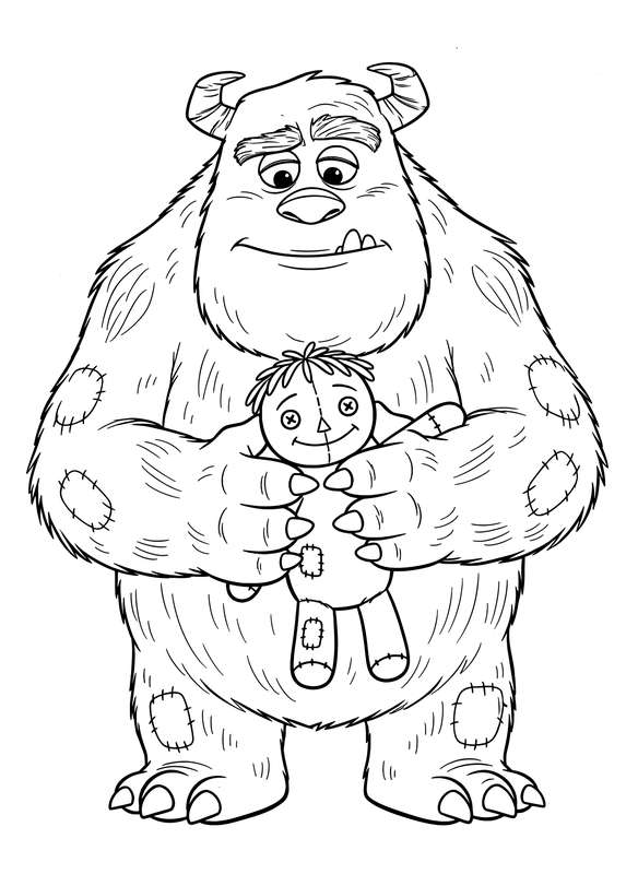 Sulley's Fuzzy, Shy Embrace