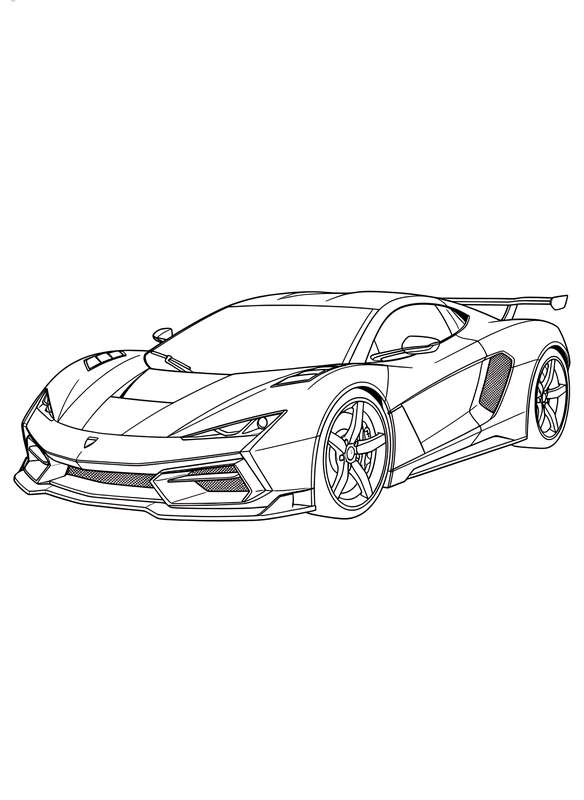 Speed Demon: Sleek Modern Supercar