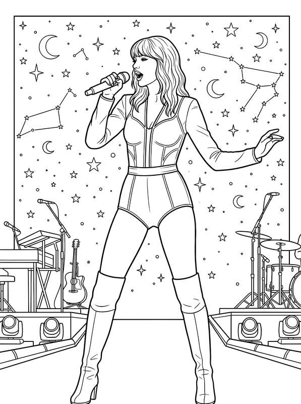 Midnight Performance Under Stars