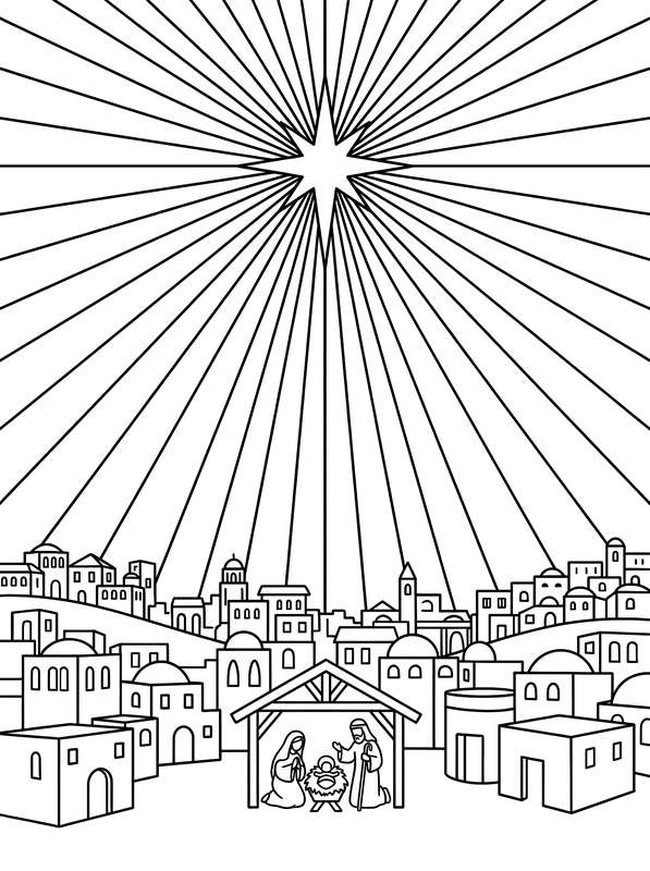 Radiant Star over Bethlehem's Silent Night